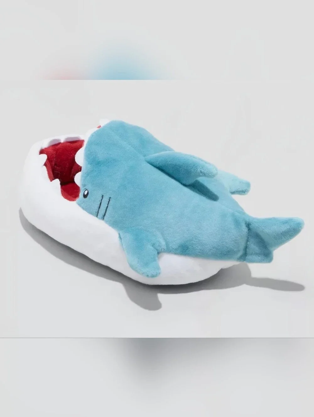 Cat & Jack Toddler Bruce Shark Loafer Slippers Blue 7T-8T: Non-Marking Sole